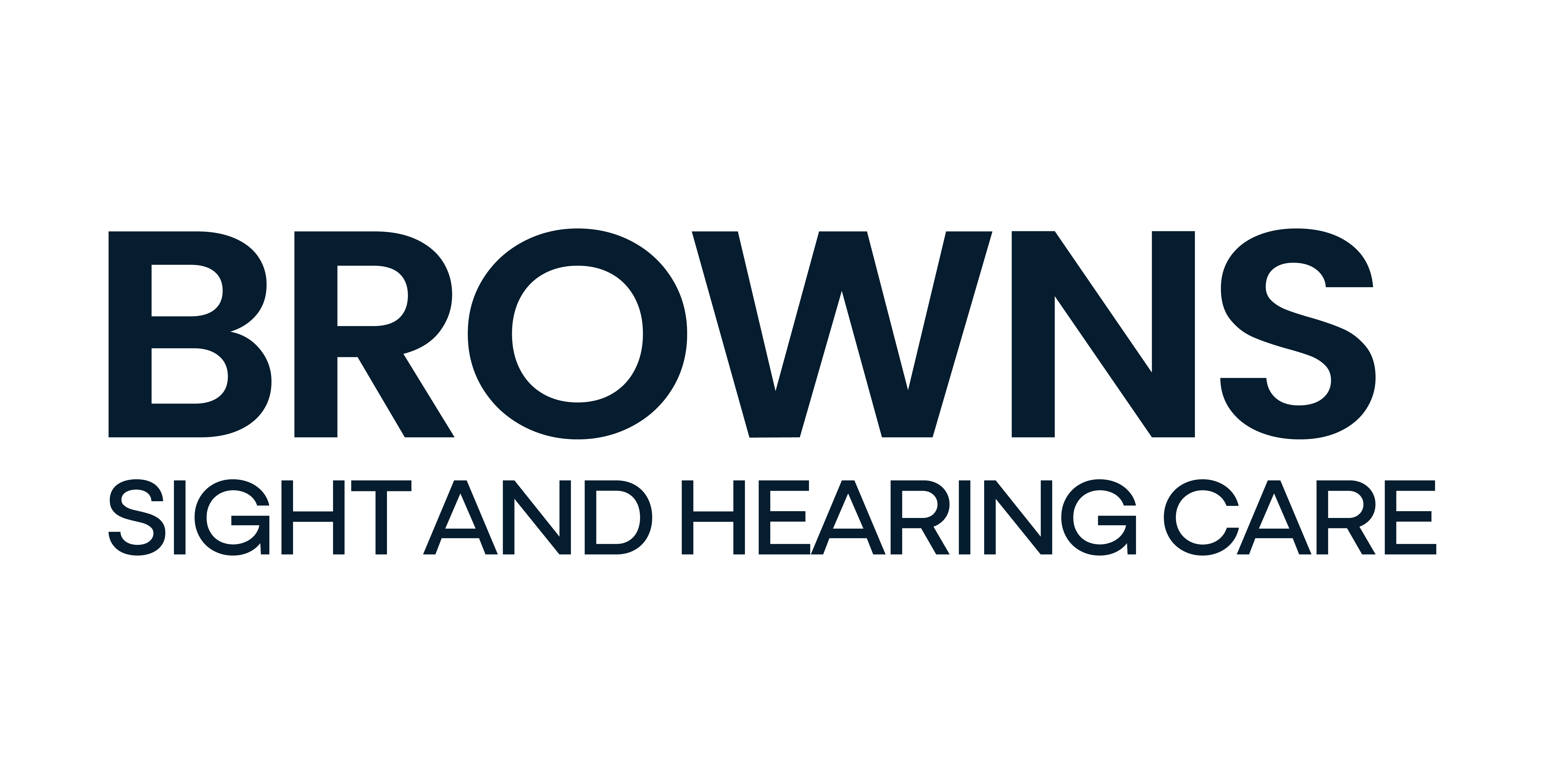 Browns sight and hearing care Deep Navy